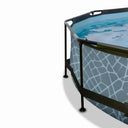 EXIT Pool ø244x76cm med skærm og filterpumpe