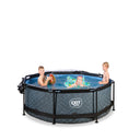 EXIT Pool ø244x76cm med skærm og filterpumpe