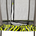 EXIT Tiggy junior trampolin med sikkerhedsnet ø140cm - sort/grøn