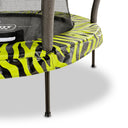 EXIT Tiggy junior trampolin med sikkerhedsnet ø140cm - sort/grøn