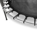 EXIT Tiggy junior trampolin med sikkerhedsnet ø140cm - sort/grøn