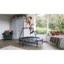 EXIT Tiggy junior trampolin med stang ø140cm - sort/grå