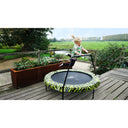 EXIT Tiggy junior trampolin med stang ø140cm - sort/grøn