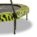 EXIT Tiggy junior trampolin med stang ø140cm - sort/grøn