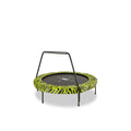 EXIT Tiggy junior trampolin med stang ø140cm - sort/grøn