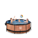 EXIT Pool ø244x76cm med skærm og filterpumpe