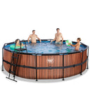 EXIT Pool ø488x122cm med filterpumpe