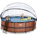 EXIT Pool ø488x122cm med skærm og sandfilterpumpe