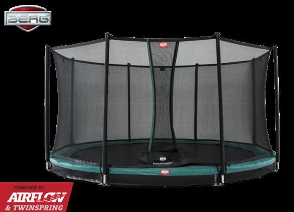 BERG Champion Inground 380 green + Safety net Comfort
