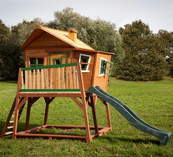 AXI Legehus Max rutsjebane+sandkasse