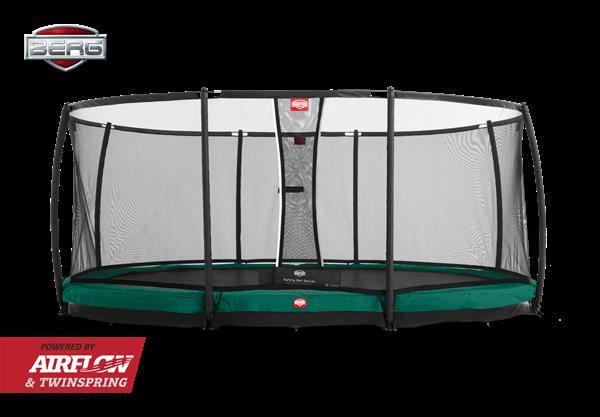 BERG Grand Champion Inground 520 green + Safetynet Deluxe