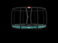 BERG Champion Inground 380 green + Safety net Deluxe