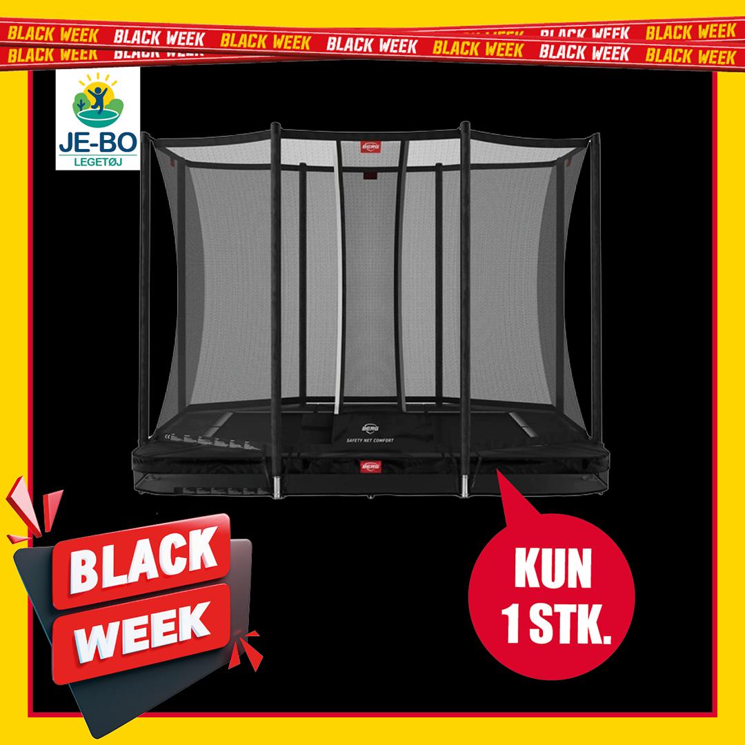 BERG Ultim Favorit inground 280 black  + Safety net Comfort