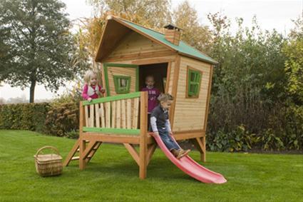 AXI Legehus Iris med rutsjebane