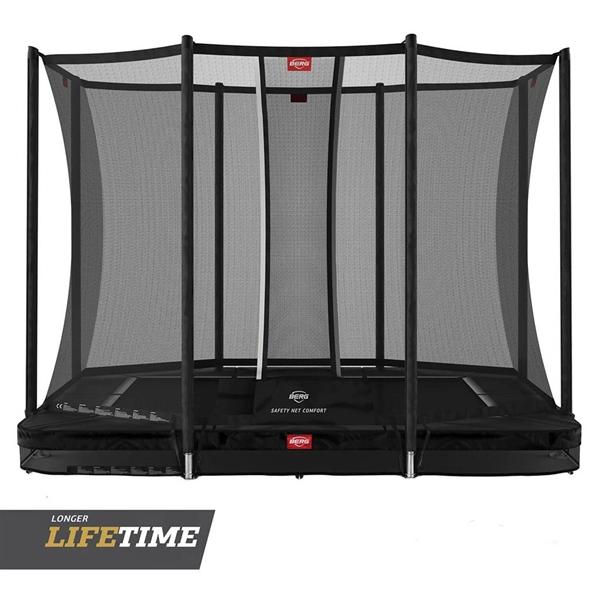 BERG Ultim Favorit inground 280 black + safetynet Comfort